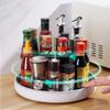 Multi-function 360 Rotating Seasoning Storage Rack Shelf Rotating Spice Rack Non-slip Waterproof Kitchen Organizer Accessories