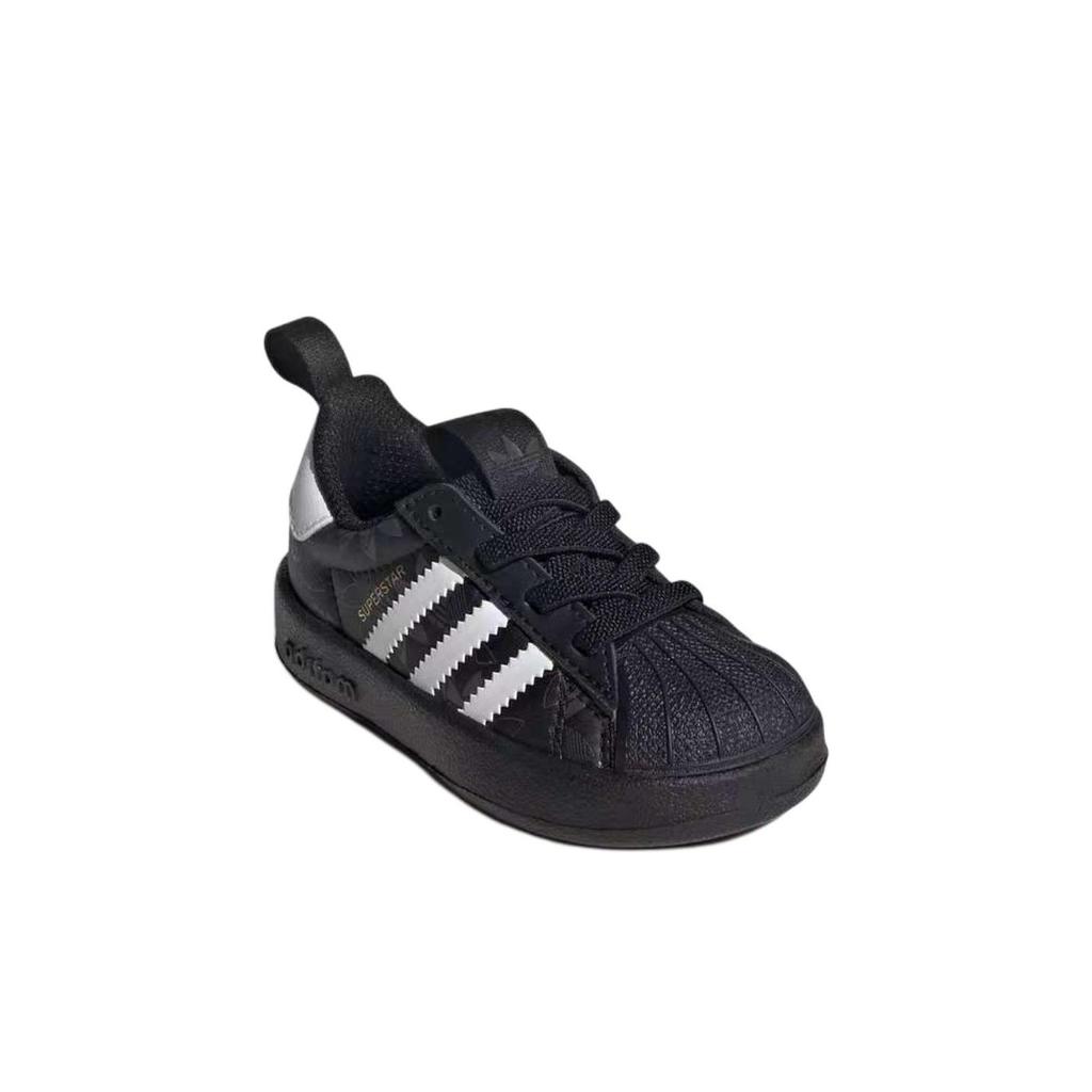 Adidas Originals Superstar 360 Comfortable Low-Top Walking Shoes Baby Shoes Black JR3755