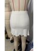 European & American Cross-Border New Spicy Girl Versatile Slimming Ribbed Short Skirt for Women 2026