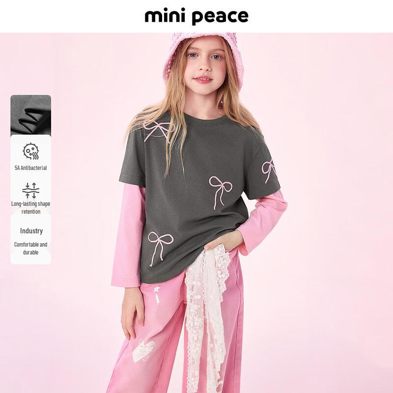MiniPeace Girls Long Sleeve T-Shirt 130