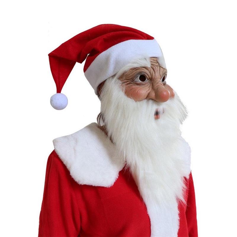 Santa Claus Mask for Christmas Parties and Role-Playing