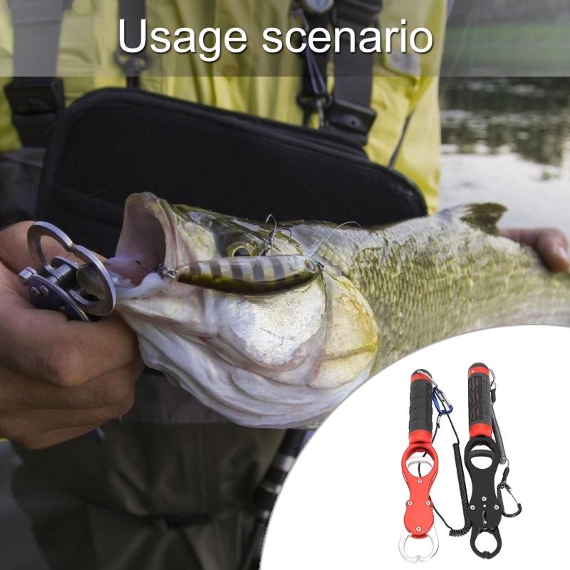 Fish Lip Grabber Fish Body Clamps Fishing Hand Tool Fish Clamp Fishing Gripper Fish Mouth Grabber Fish Controller Tongs