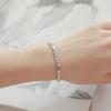 Korean Style Sterling Silver Crystal Beaded Bracelet for Women - Simple, Personalized Gift for Girlfriend or Bestie