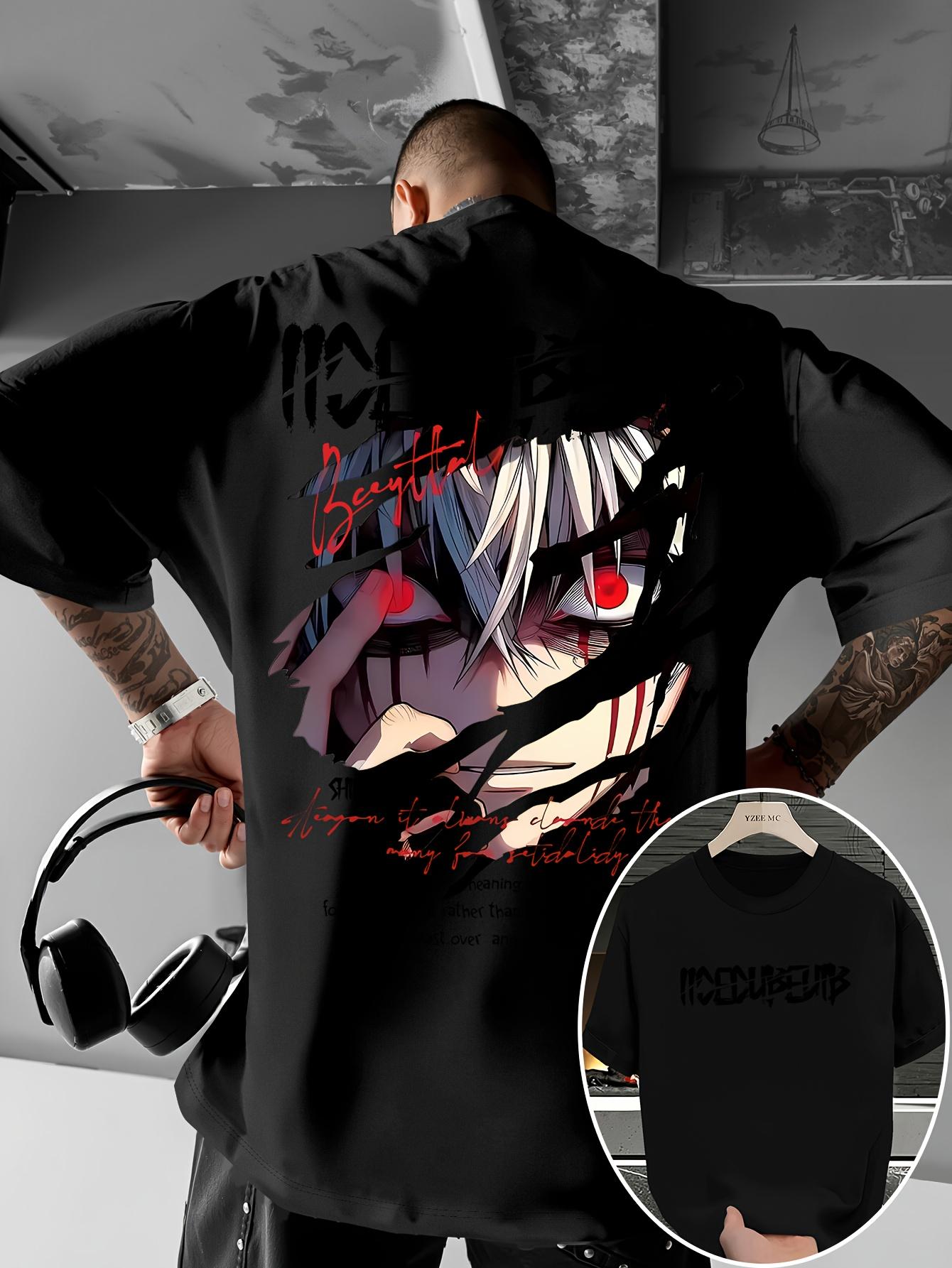 

Bestselling Anime Print 100 Cotton Men Women Tshirt Summer Autumn Daily Outdoor Sports Party Casual Loose Street Shortsleeve 4XL