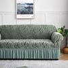 Thickened Cationic Flounce Elastic Sofa Cover Full Protection Dustproof for Single Double Triple Seater