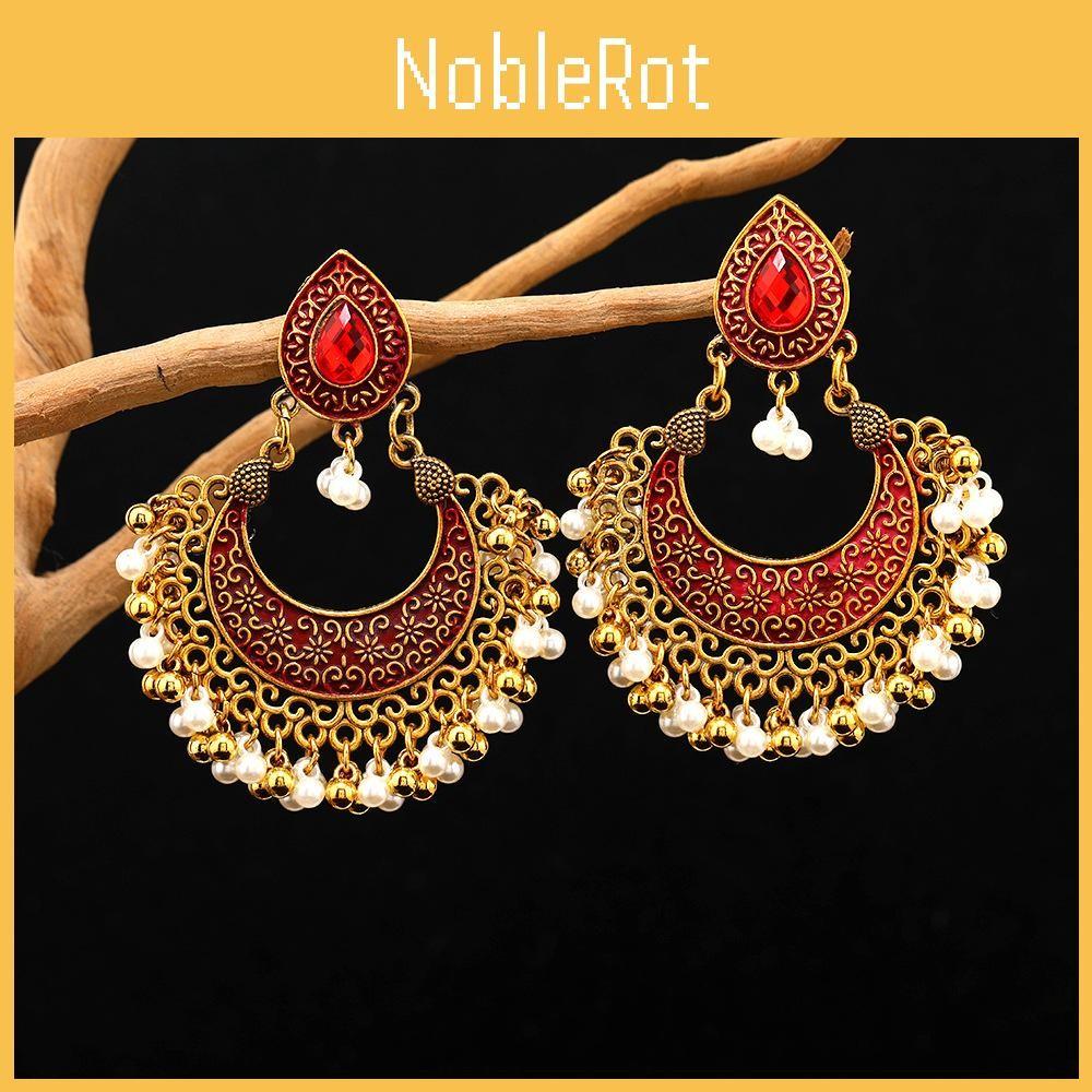 Inspired Vintage Tassel Drop Earrings With Electroplated Finish For Women