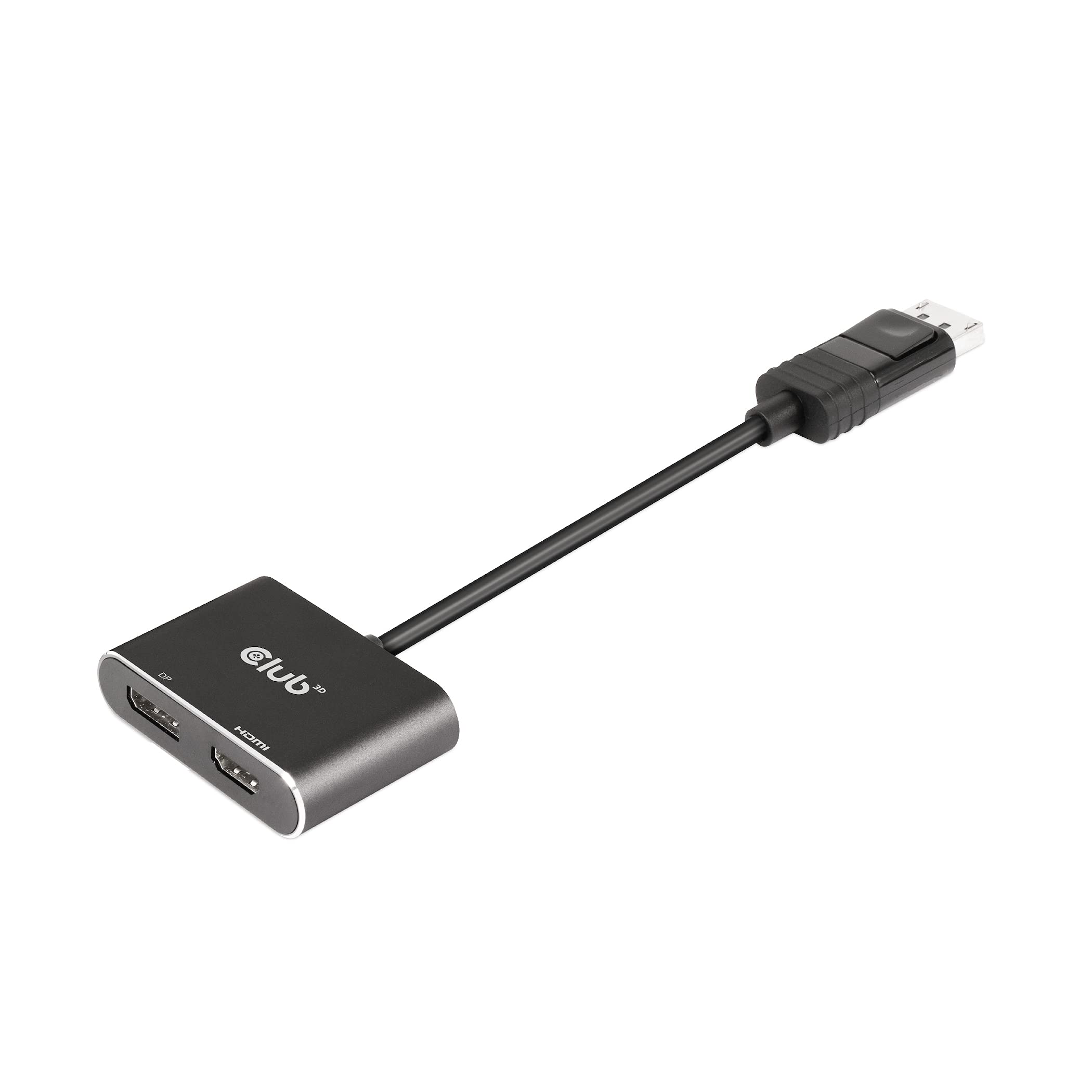 

Концентратор MST Club 3D DisplayPort на DisplayPort HDMI 4K60Гц Концентратор распределения для двух дисплеев 1.4 + Папа/Мама (CSV-7220) чёрный