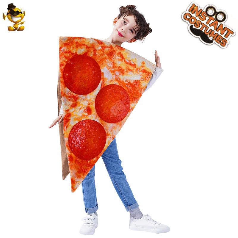 Spoof Slice Pizza Halloween Children's Costumes Cosplay Party Clothes Stage Costumes