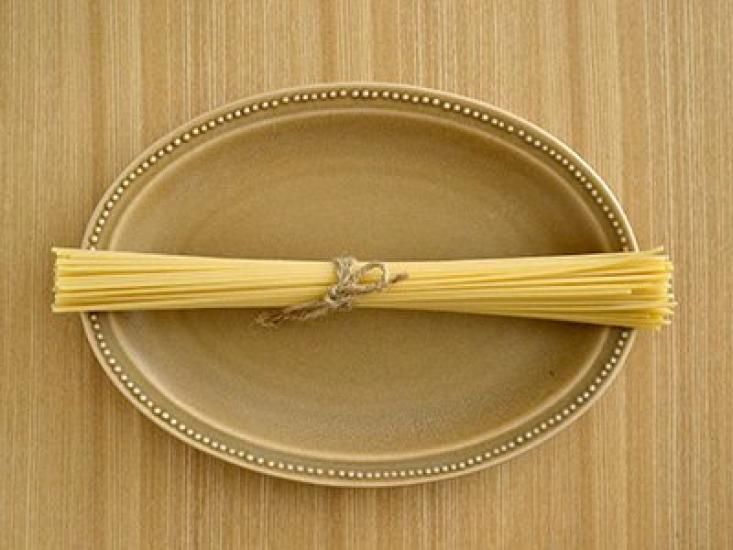 Tableware East Oval Plate Dot Oval Plate 24cm Porcelain Mocha