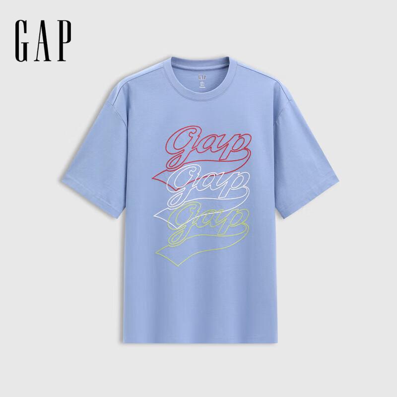Gap Unisex Embroidered Logo Short Sleeve T-Shirt 170/92A