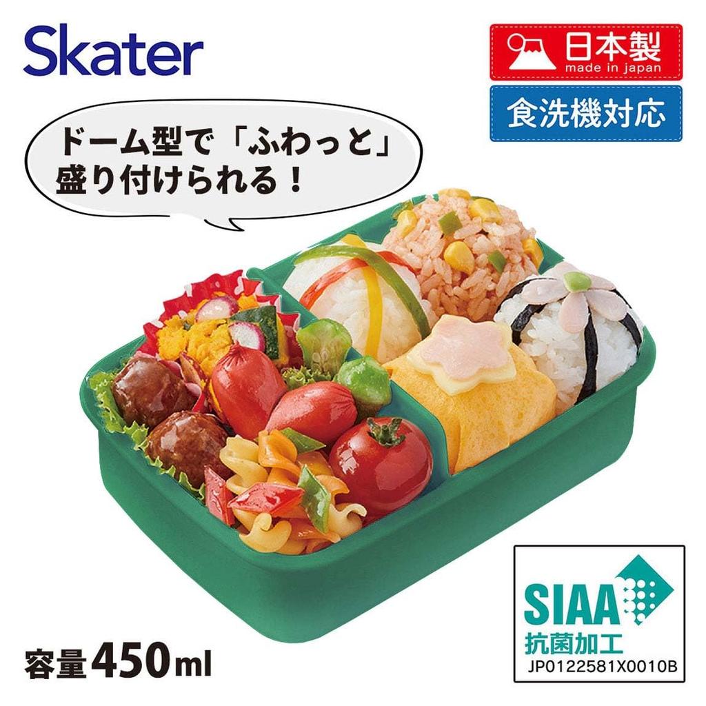 Skater Lunch with a Soft Single Made in Sesame Street for Boys and Children's Box, 450ml, Dome-Shaped Lid, Tier, Japan, Design, Girls, RBF3ANAG-A