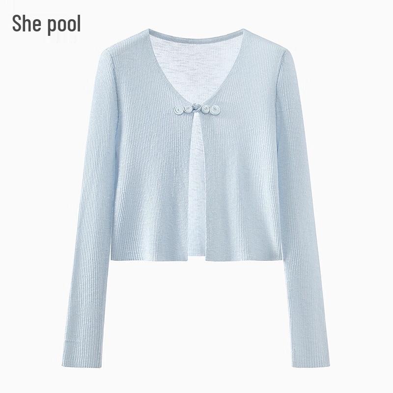 Taichi V-Neck Knit Cardigan L