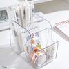 Transparent Pen Holder INS Style Pen Storage Box Durable Pencil Container