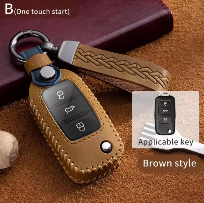 New Car Remote Key Case Cover For Volkswagen VW Polo Golf Passat Tiguan Beetle Caddy T5 Up Eos Skoda Octavia Seat Leon Altea