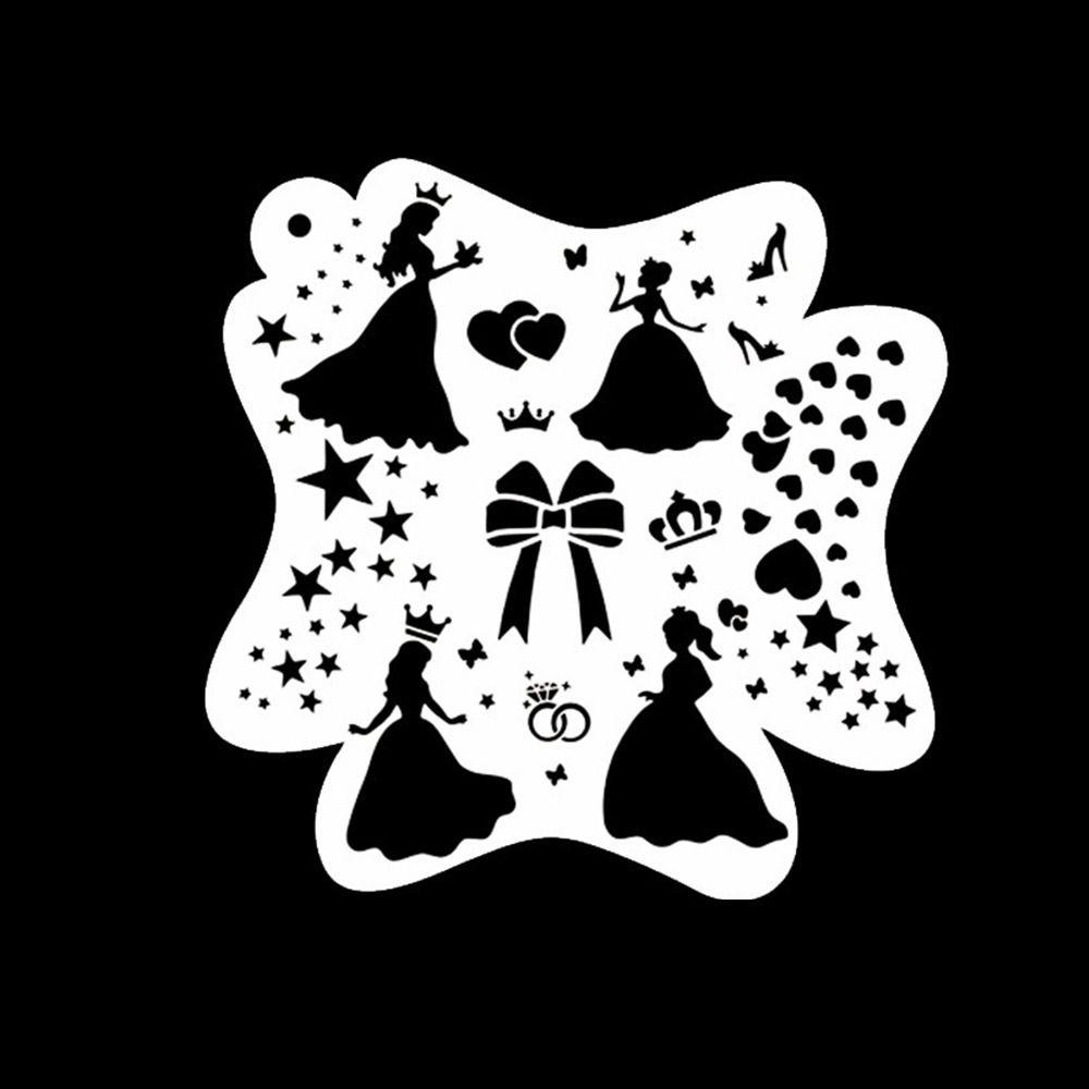 Hand Painting Face Paint Templates Reusable DIY Makeup Tools Body Art Paint Stencils  Drawing