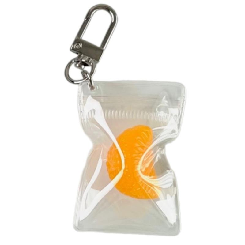 

Creative Keychain Fruit Bag Charm Keychain Figurines Unique Mobile Accessories Suitable for Fun and Creative Decoration