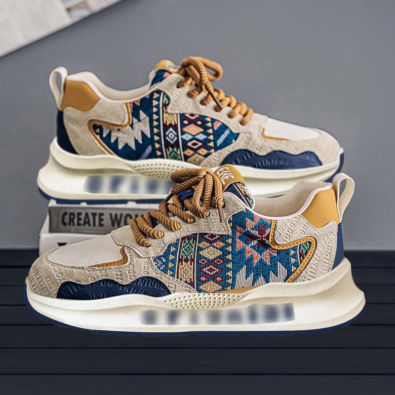 Neue Turnschuhe Herrenschuhe Trendschuhe Atmungsaktive Plateau Vielseitige Sportschuhe Trendige Freizeitschuhe Herren