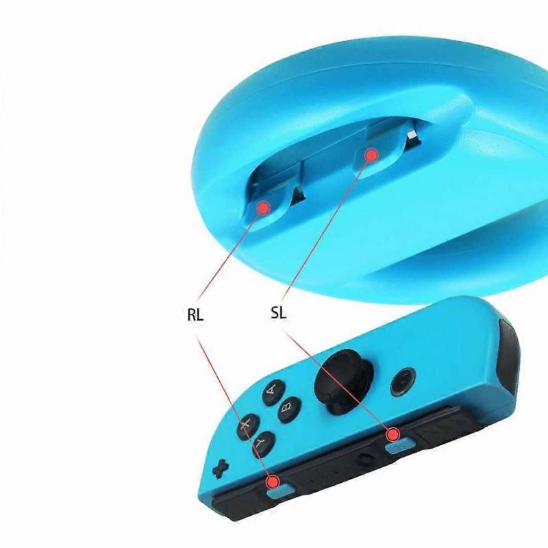 Steering Wheel for Nintendo Switch Controllers, 2 pcs Racing Wheel Compatible with Mario Kart, Game Controller Wheel for Nintendo Switch Remote Games
