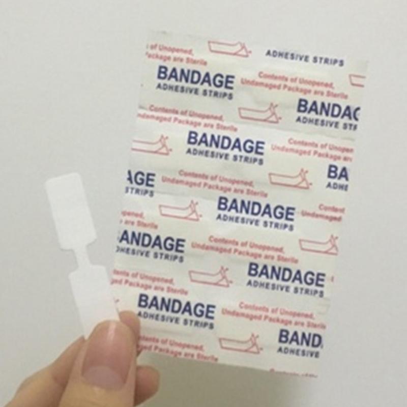 10 Pack  No Seam Band-Aid Outdoor Quick Wound Suture Zipper Tape Reduce