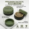 Scatola Porta Munizioni Mini .22LR Tascabile Contiene 50 Cartucce Coperchio a Vite Sicuro Custodia Resistente Per Munizioni di Piccolo Calibro