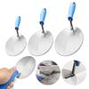 Stainless Steel Mud Boards Trowel Set for Bricklaying & Plastering with Ergonomic Handle Easy Cleaning Smoothing Mortar