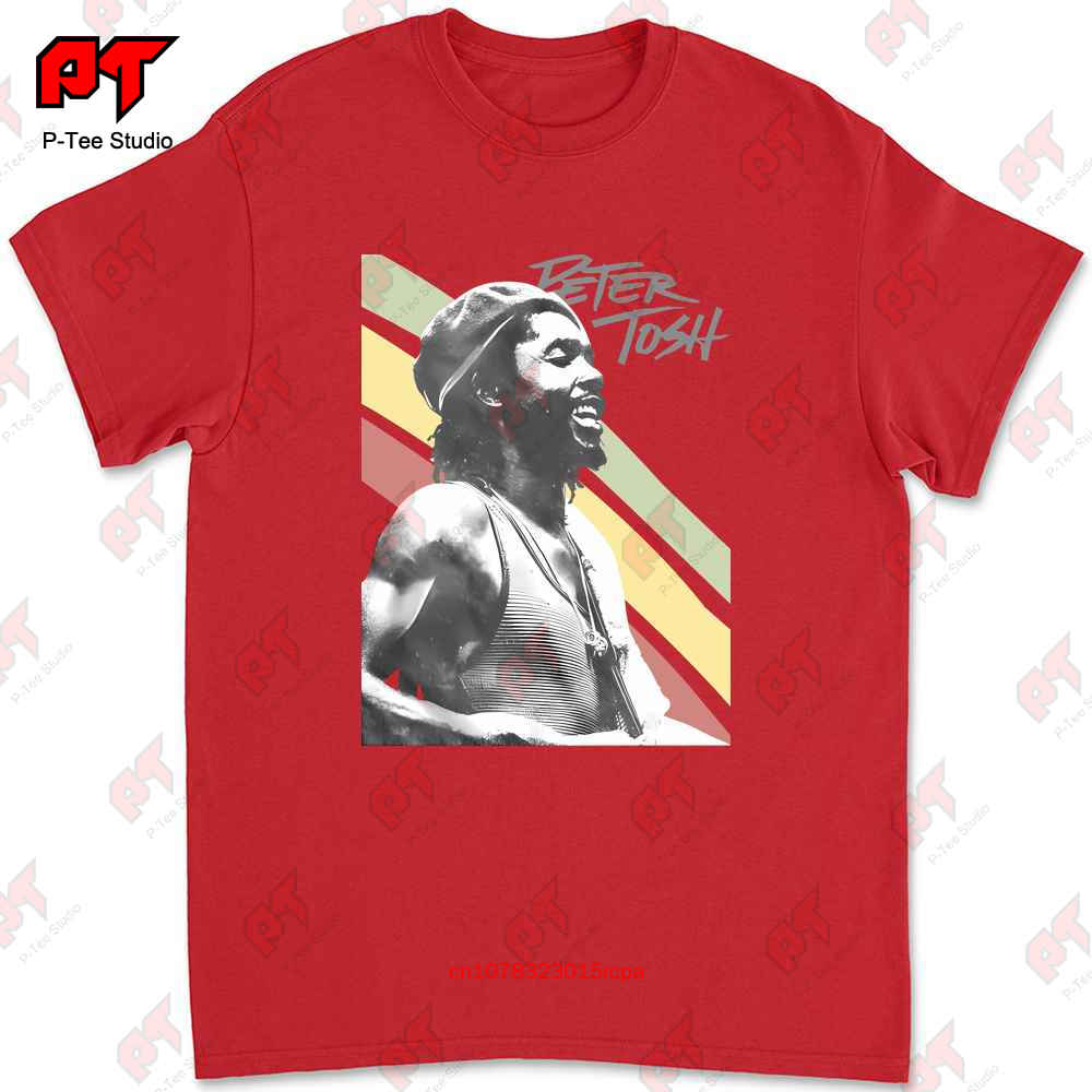 Peter Tosh Rasta Stripes White S Music T Shirt AG4G S