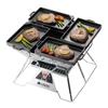 LOGOS Iron MY Grill Pan, Rectangular, 81064204, Approx. 27.5cm Wide X 16cm Deep X 3.4cm High