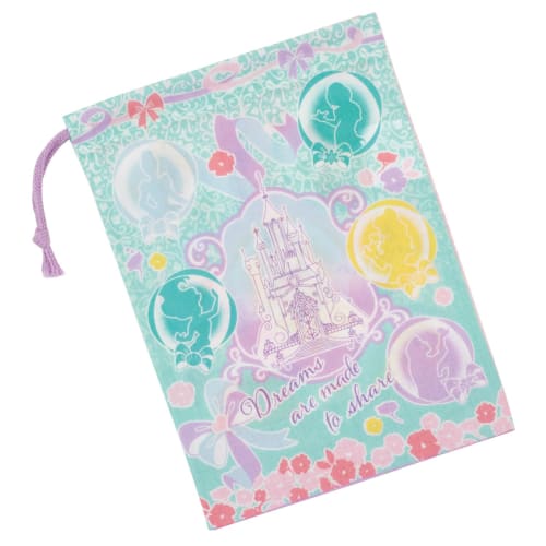 Skater Kids' Lunch Box and Cup Bag, Made in Japan, Disney Princess Design, Size 25, Girls, KB63-A