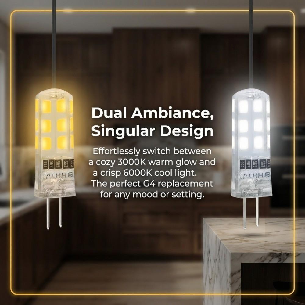 10Pcs Energy Saving Mini G4 LED Light Bulbs Warm White Corn Lamp LED Bulb  Home Decoration