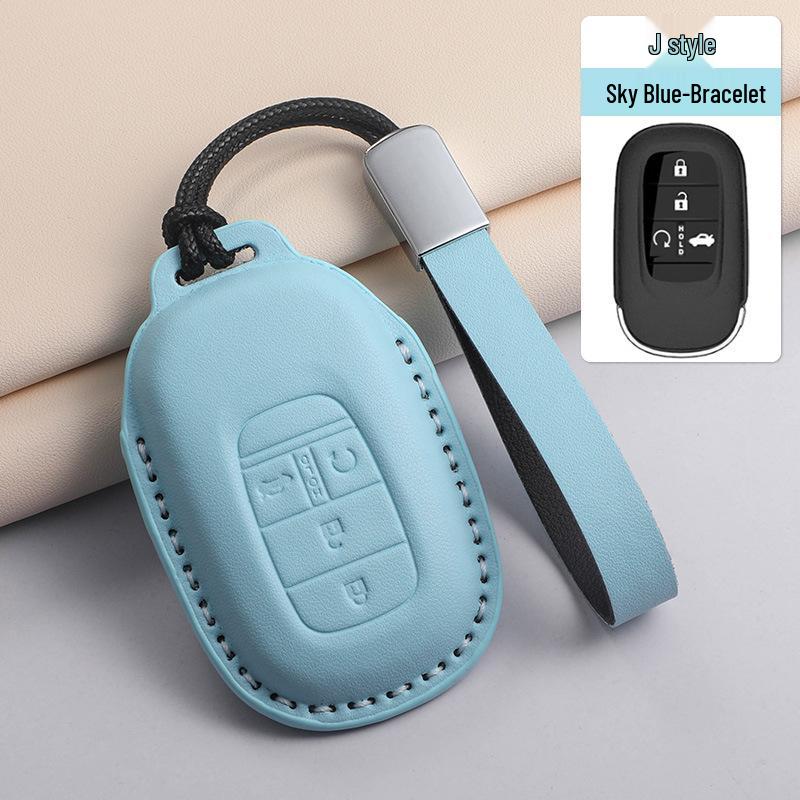 Honda Key Cover for Civic, Accord, CR-V, Vezel, XRV, Fit, Haoying, Haoling, Paiying, Shipai - Available in 3 Colors.