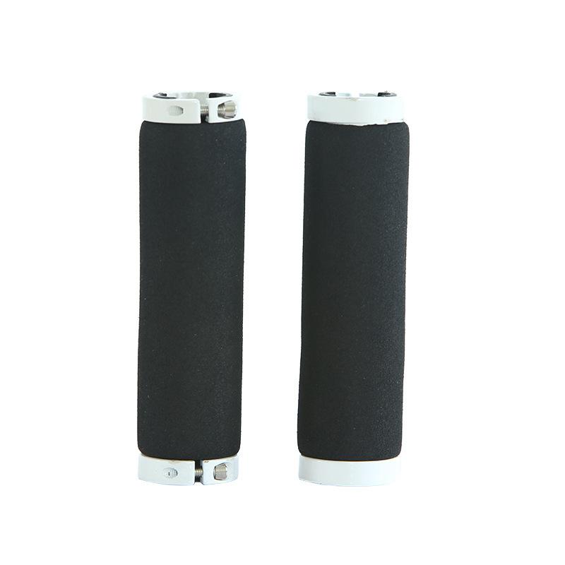 

Bicycle Sponge Handle Cover, Unilateral Bilateral Locking Mountain Bike Grip, Non-slip Sweat-absorbing Foam Handle Gloves