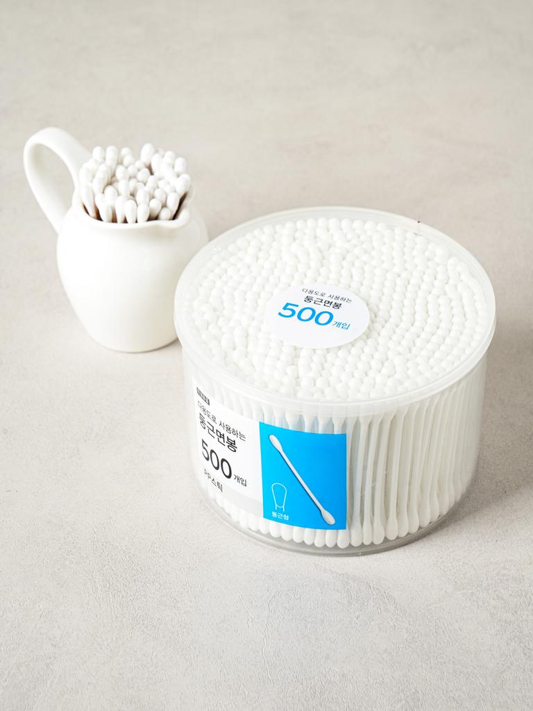 PP Stick Round Cotton Swabs 500 Count