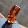 Uncut Rough Gemstone 283.85 Carat Natural Orange Sapphire CERTIFIED Raw Rough S1966