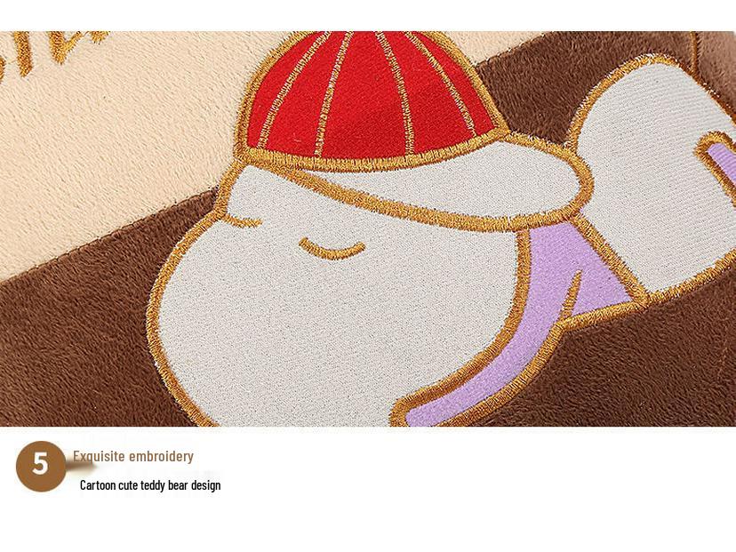 Car Neck and Lumbar Support Pillow Set - Cute Cartoon Design