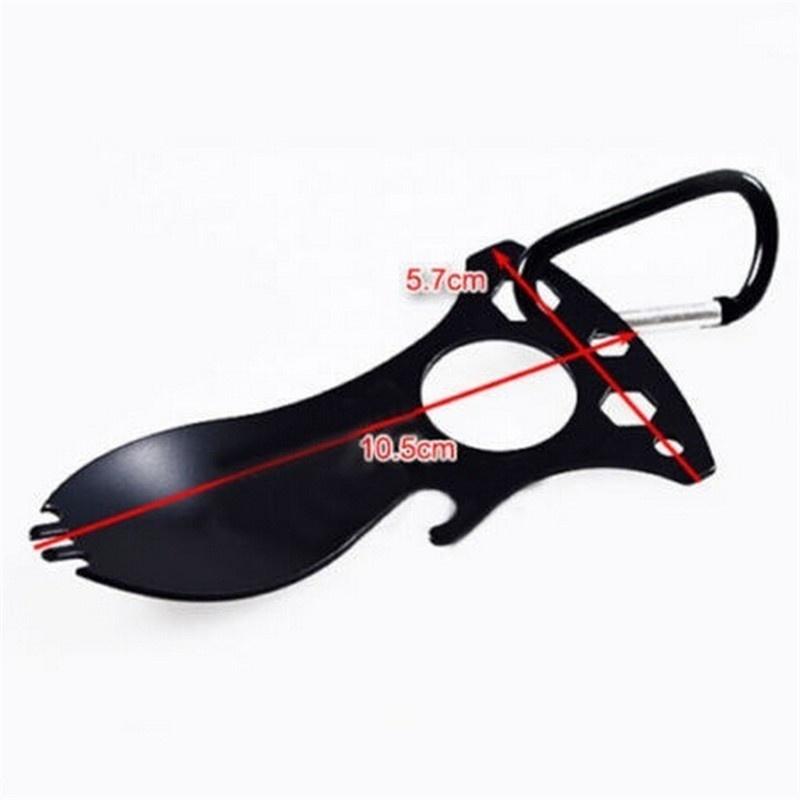 Multitool  Pocket Bottle Opener Spork Spoon Screwdriver Camp Survival Kit