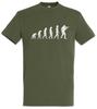 Soldat Evolution T-Shirt Herren Damen T-Shirts Oberteil Armee Mensch Spaß Marine Charles Darwin Chor Schütze