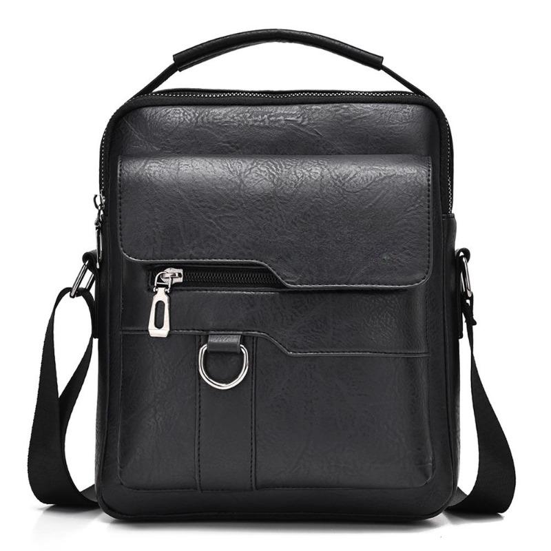 

1 шт. Мужская сумка-мессенджер кожаная сумка через плечо классический водонепроницаемый портфель сумка-сатчел дорожная сумка
