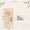Chinese Style Bamboo Hanging Painting Curtain Roller Lotus Flower Study Zen Tea Background Room Decor 40x80cm/40x100cm