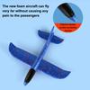 Foam Bombs Dinosaur Airplane Launcher Toy Set Soft Foam Glider Plane with Catapult Mechanism Lightweight Outdoor Flying Toy for Kids Birthday Gifts