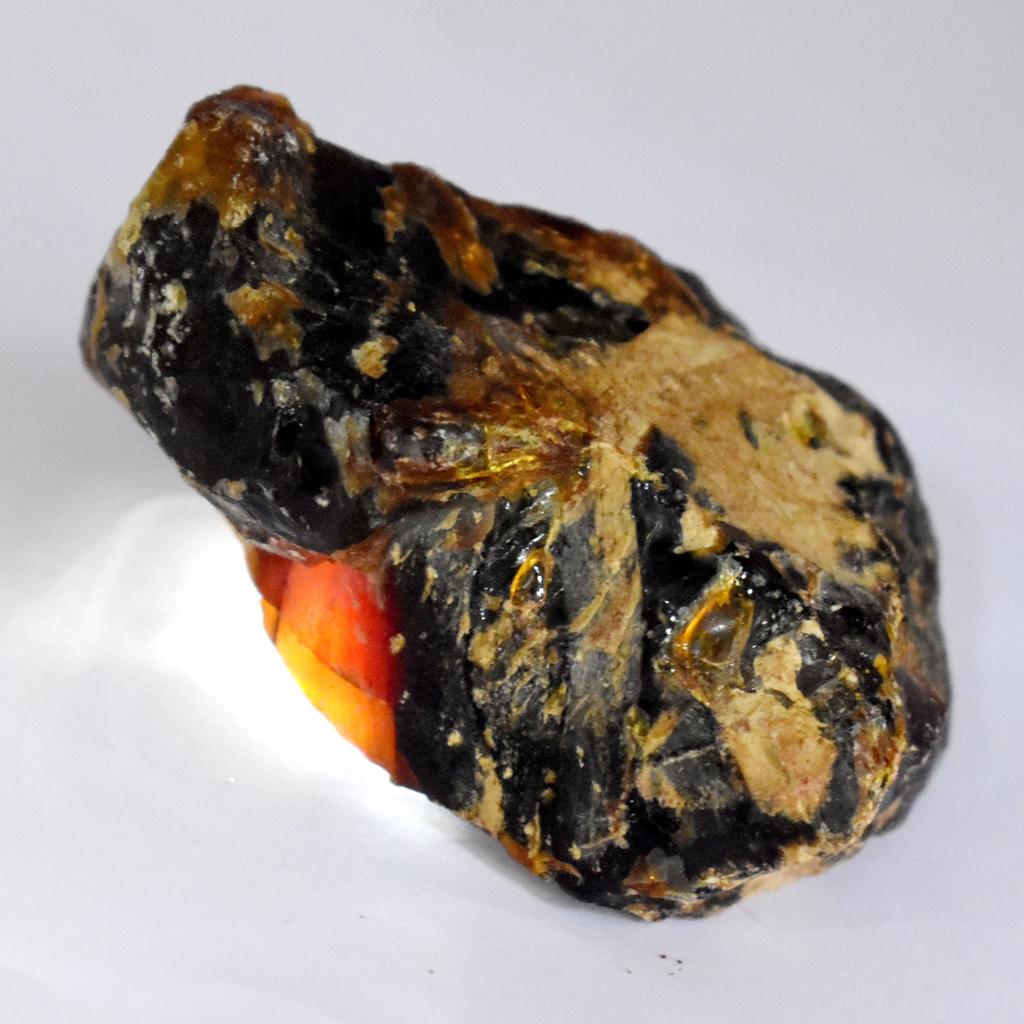 200 Ct Natural Orange Amber CERTIFIED Uncut Raw Rough Loose Gemstone