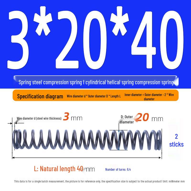 Compression Spring Y-Type Shock Absorbing Coil 3*16/17/18/19/20