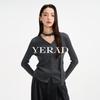 YERAD Women's Wool Blend V-Neck Long-Sleeve Knit Top