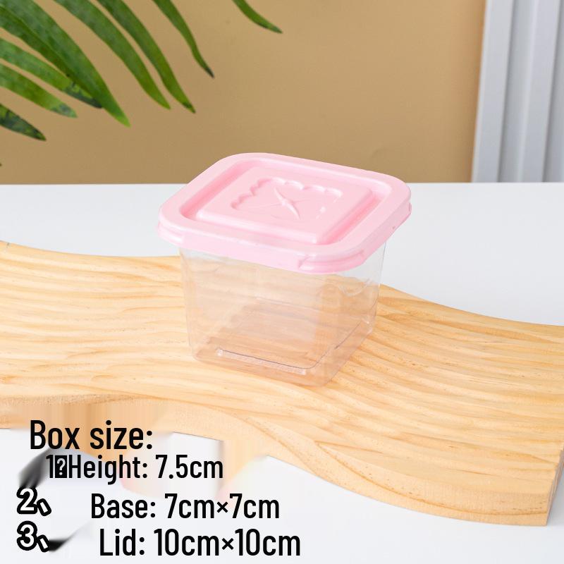 Square Mousse Soy Milk Cake Box: Wooden Cup Packaging for Tiramisu and Dessert Baking