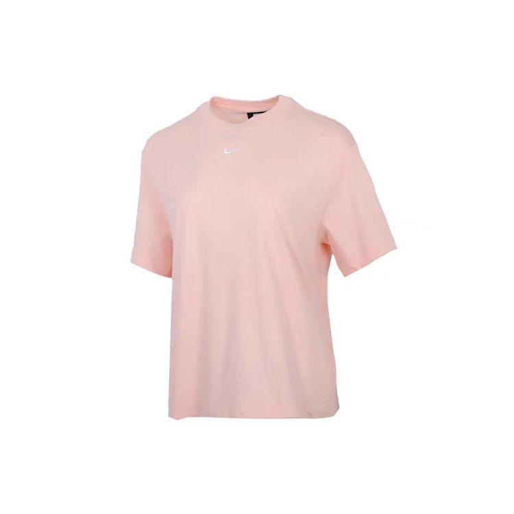 Nike Sportswear Essentials Set In Sleeve T Shirt Women's Washed Coral Red CT2588-664
