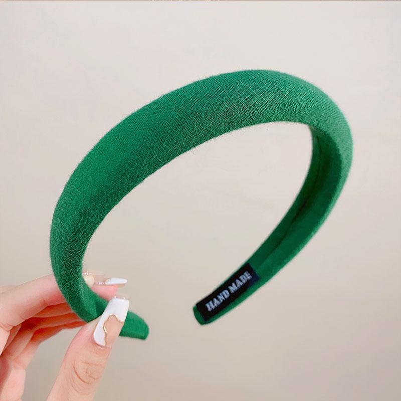 Neue bunte Schwamm Leinen Haarbänder für Frauen Mädchen Mode Haaraccessoires Stirnband Haarreifen Kopfschmuck Haarschmuck