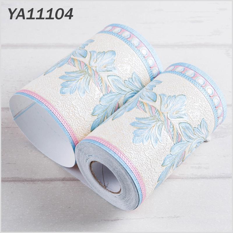 5 Meter PVC Self-Adhesive Border Pattern Sticker Wall Skirting Waistline Decor Waterproof Kitchen Bathroom Tile Wall Decals