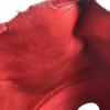 HERMES Tassel fringe Manjoire Drawstring bag Shoulder Bag Courchevel Red