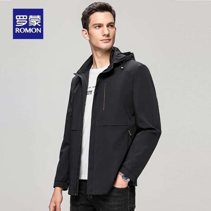 ROMON Men's Upgraded Multi-Proof Detachable Hood Jacket