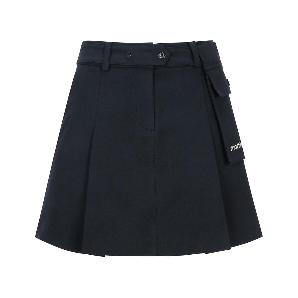 MARTINE GOLF Belt Pocket Culottes_Navy