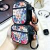 Color ink flower sea small waist earphone case for apple AirPods pro1 earphone cover high texture scratch